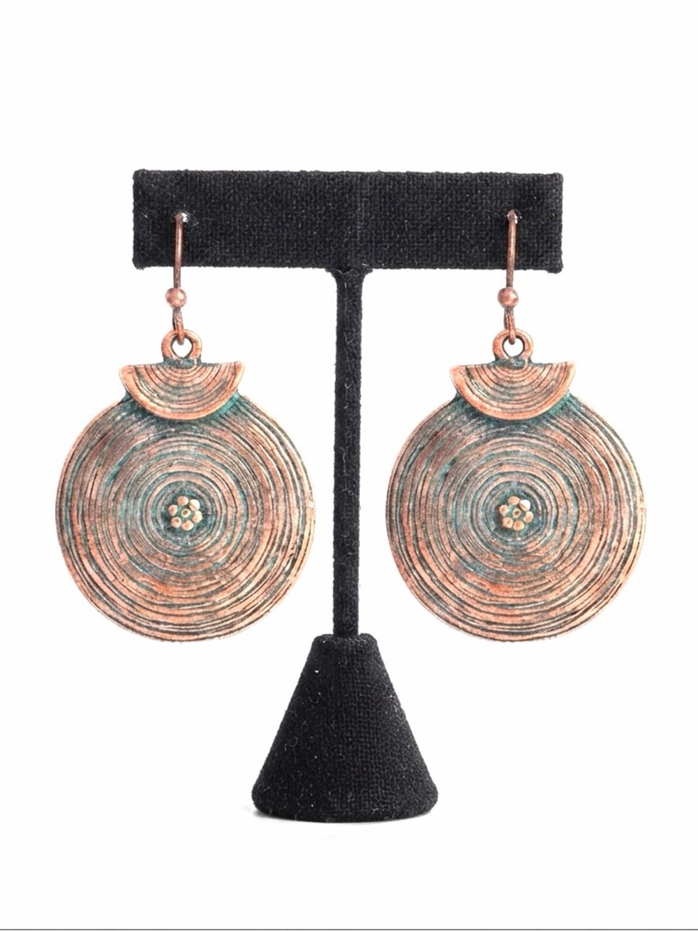 New Ancient Tibetan Bronze Bohemian Filigree Boho Handmade Dangle Earrings